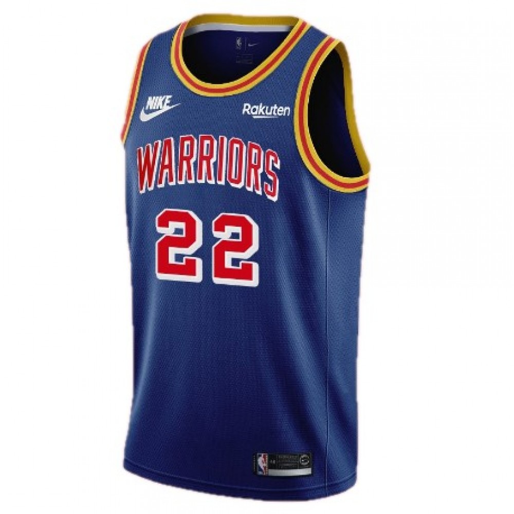Men's Golden State Warriors Andrew Wiggins #22 Blue 2021/22 75th Anniversary Jersey- Classic Edition-Pro Kit Vault | Brand New 26/27 Sports Jerseys